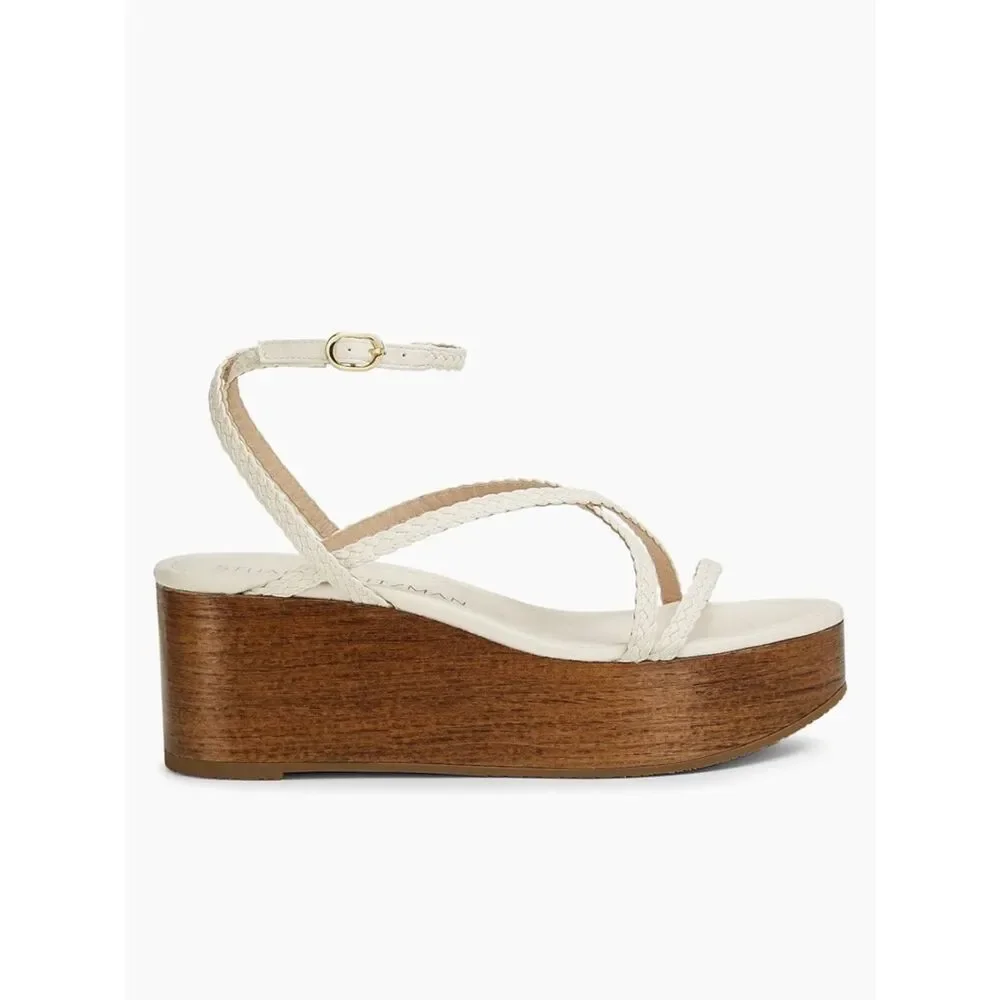 Stuart Weitzman Wovette wedge sandals brand new in the box $565